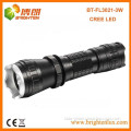 Factory Sale 3mode 16340 battery Powered 3w CREE LED Q3/Q5 Tactical Small Mini Power Rechargeable Torch Light Price